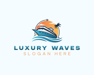 Boat Travel Tourism logo design