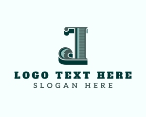 Typography - Stylish Artisanal Letter J logo design