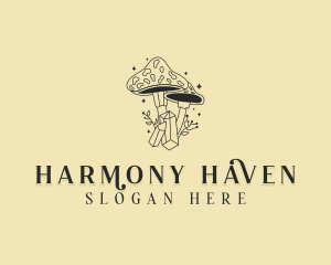 Herbal Shrooms Holistic logo design