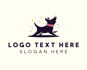 Pet Shelter - Puppy Dog Animal logo design