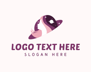 Elegant - Beauty Woman Cosmos logo design