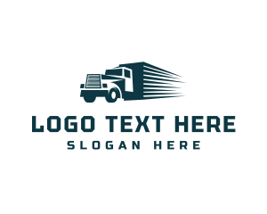 Distribution - Logistics Trucking Company logo design