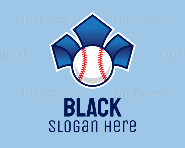 Crown Baseball Sport Logo