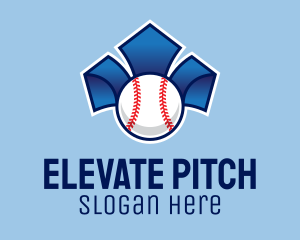 Pitch - Crown Baseball Sport logo design