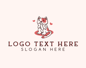 Kitten - Pet Cat Veterinary logo design