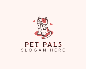 Pet Cat Veterinary logo design