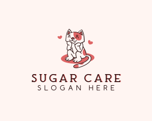 Pet Cat Veterinary logo design