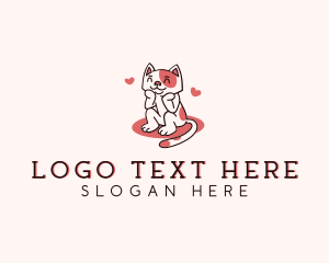 Kitty - Pet Cat Veterinary logo design