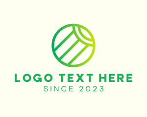 Lawn Maintenance - Eco Friendly Letter O logo design