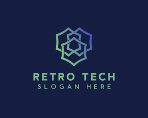 Hexagon Software Tech  logo design