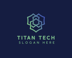 Hexagon Software Tech  logo design