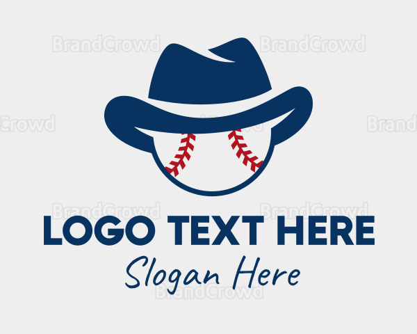 Cowboy Baseball Team Logo