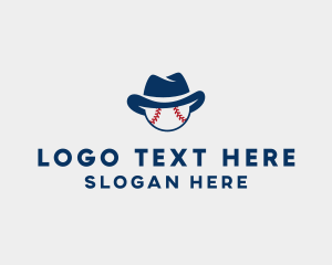 Softball - Cowboy Baseball Team logo design