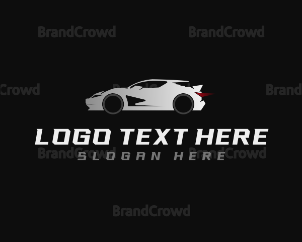 Sports Car Automobile Logo