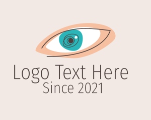 Watching - Minimalist Eye Clinic logo design