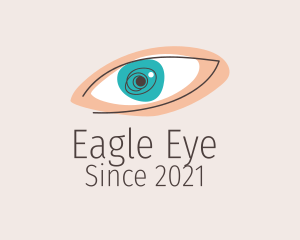 Watching - Minimalist Eye Clinic logo design