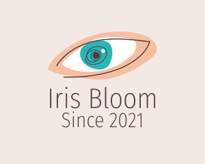 Iris - Minimalist Eye Clinic logo design