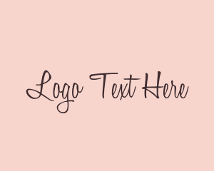 Handwriting - Elegant Beauty Business logo design