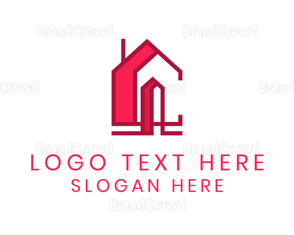 House Letter CA Monogram Logo