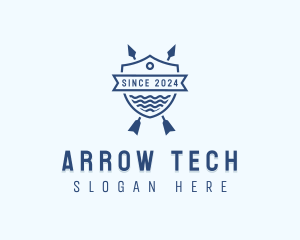 Arrow - Arrow Ocean Water Shield logo design