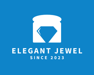 Toast Diamond Jewel logo design