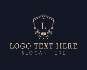 Luxury - Shield Academy College logo design