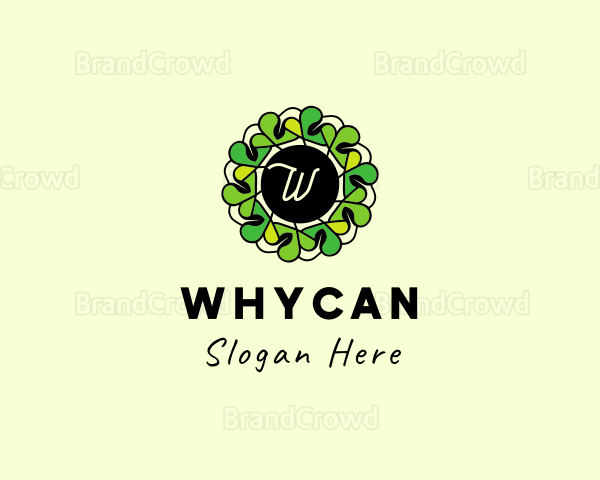 Organic Decorative Leaf Logo