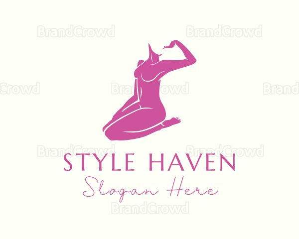 Sexy Woman Body Logo