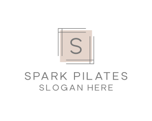 Minimalist Square Frame Lettermark Logo