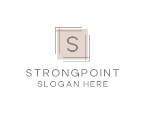 Simple - Minimalist Square Frame Lettermark logo design