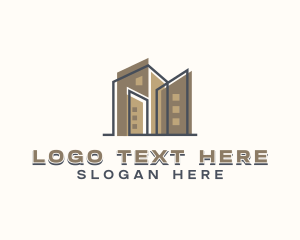 Real Estate - Building Real Estate logo design