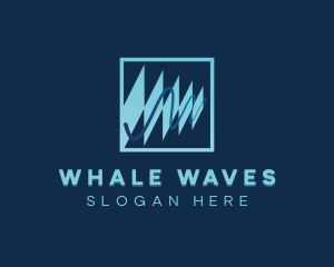 Science Waves Research logo design