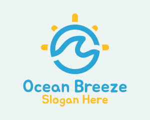 Ocean Sun Holiday logo design