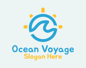 Ocean Sun Holiday logo design