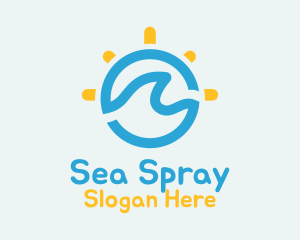 Ocean Sun Holiday logo design