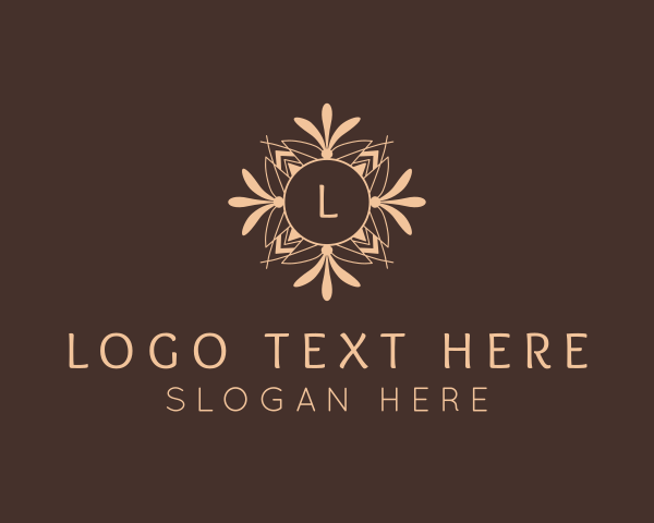 High End - Flower Beauty Stylist Salon logo design