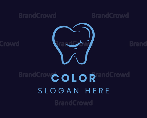 Tooth Smile Dental Logo