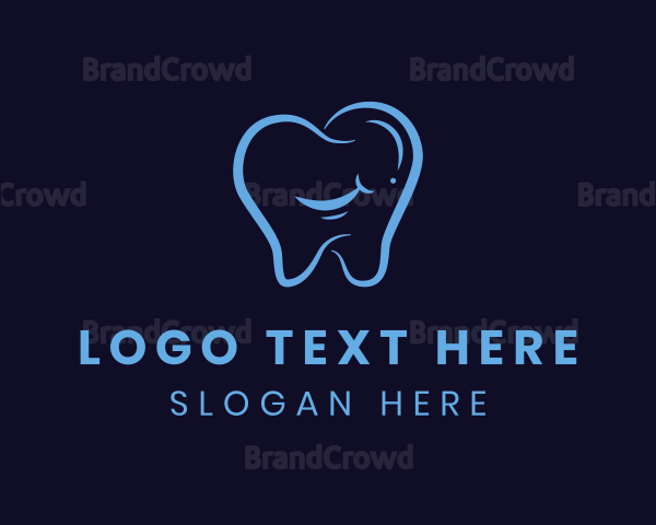 Tooth Smile Dental Logo