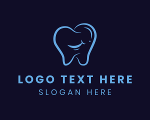 Molar - Tooth Smile Dental logo design
