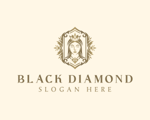 Luxury Royal Diamond Queen logo design