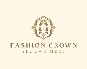 Luxury Royal Diamond Queen logo design