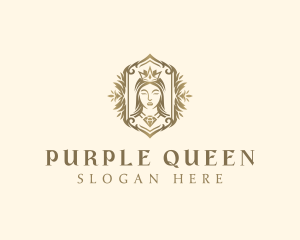 Luxury Royal Diamond Queen logo design