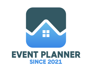 Residence - Square House App logo design