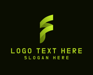 App - Digital Advertising Firm Letter F logo design