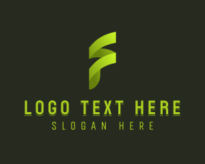 Corporation - Digital Consulting Letter F logo design