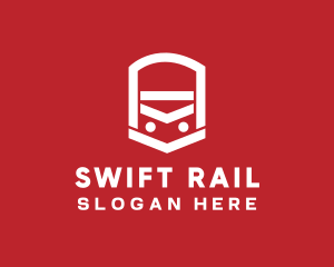 Rail - Bus Transportation Vehicle logo design