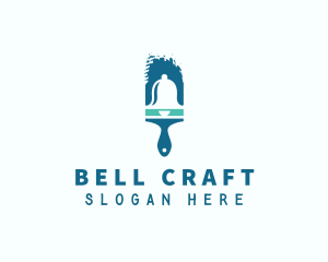 Bell - Bell Paint Brush logo design