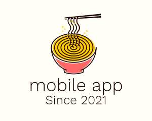 Pho - Noodle Swirl Bowl logo design