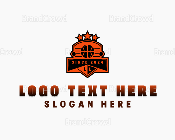 Basketball Sports League Logo