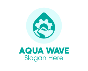 Water - Eco Water Industry logo design